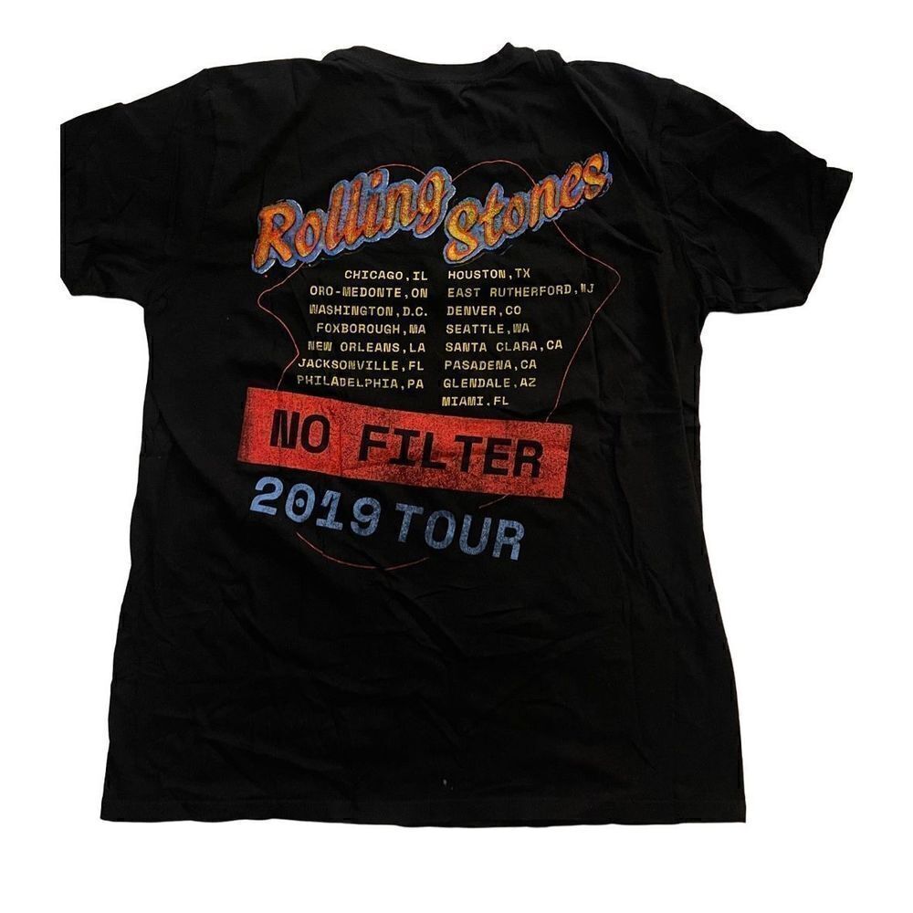 STONES ROLLING STONES CONCERT 2019 T SHIRT - Picture 2 of 4